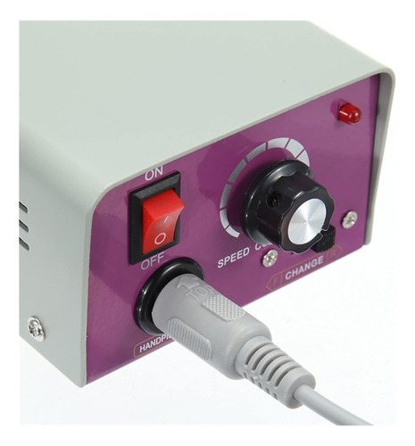 Pulidor Profesional Esmeril Para Uñas Con Pedal 25000 Rpm Aleatorio