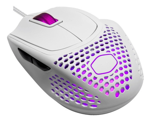 Mouse Gamer Cooler Master Mm720 Rgb Blanco Matte Liviano