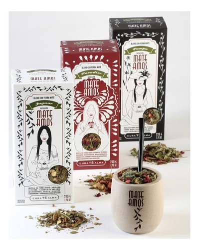 Blends Con Yerba Mate- Set Mateamos- Cura Te Alma