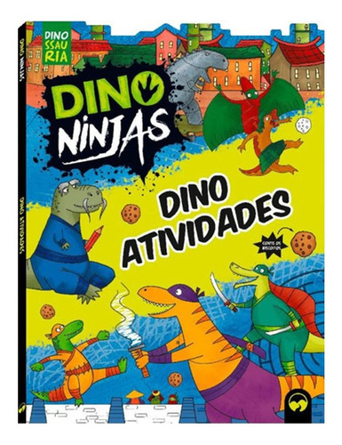 Dino Atividades Ninja - Azul