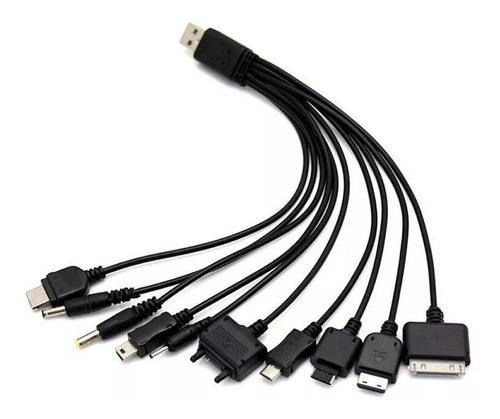 Cargador Usb Multi-función Pared Y Auto 10 En 1 Febo