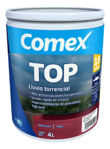 Membrana Liquida Impermeabilizante Comex 4kg Gtia 15 Años!