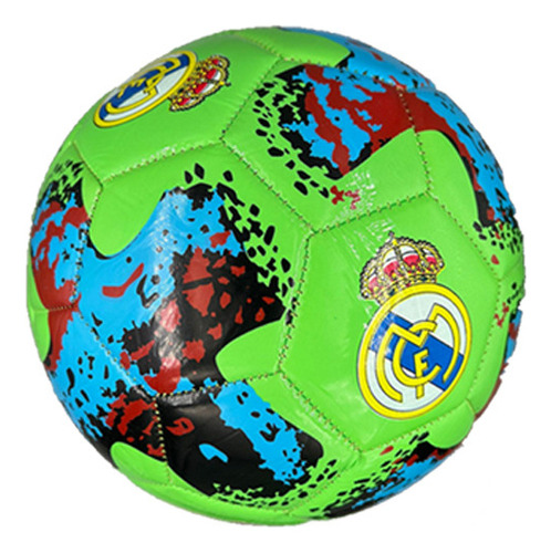 Pelota Real Madrid Cuero No5 Sintetico Cosida Calidad St