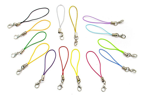 200pcs Correa Charm Lariat Con Cordón Para Teléfono Móvil
