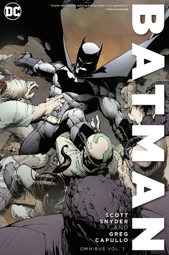Batman By Scott Snyder & Greg Capullo Omnibus Vol. 1 Tapa Du