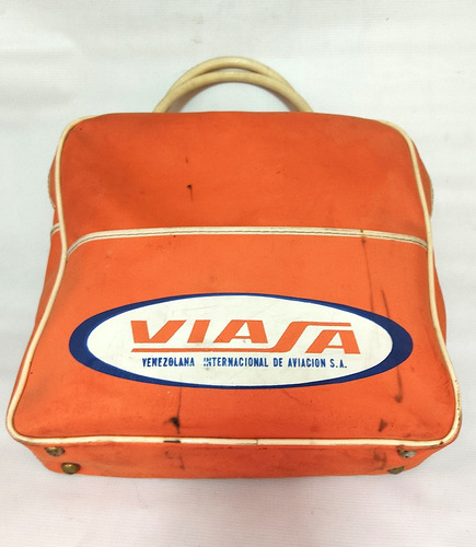 Bolso De Colección Línea Aérea Viasa Años 50 