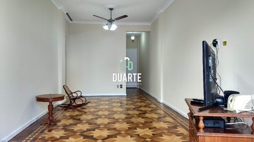 Imagem 3 de 30 de Vendo Apartamento Amplo No Boqueirão, 3 Quartos, 1 Suíte! 130m2 Úteis, Elevador, Garagem Fechada, Santos, Sp - Ap02972 - 68514372