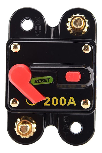 . 3 Disjuntor De Áudio Automotivo 200 Amperes Cc 12 V 24 V