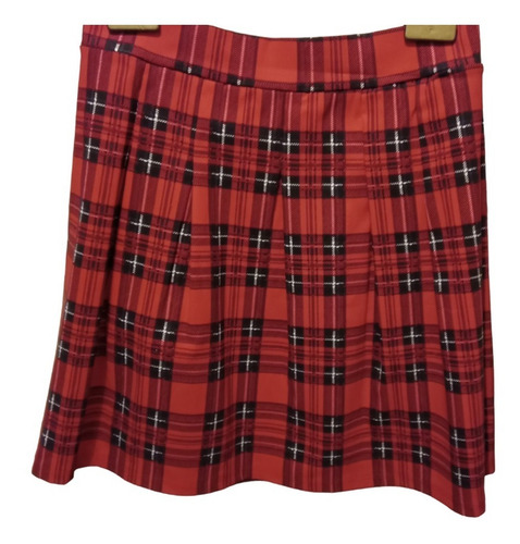 Pollera Tableada Escocesa Bengalina Plaid Skirt