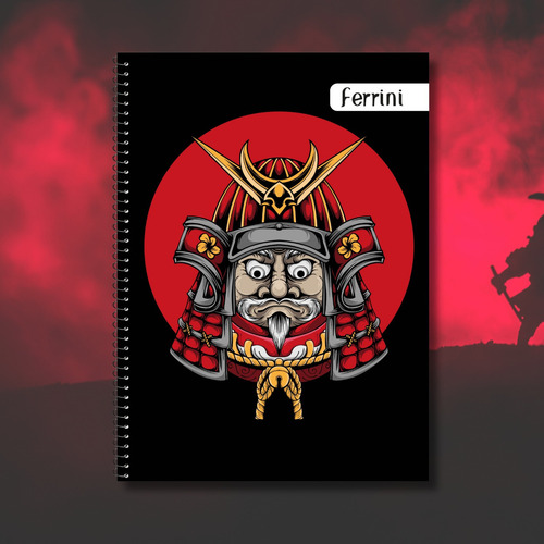 Cuaderno Profesional A4 Libreta 100h Espiral Ferrini 6-pack Color Raya - Masculino