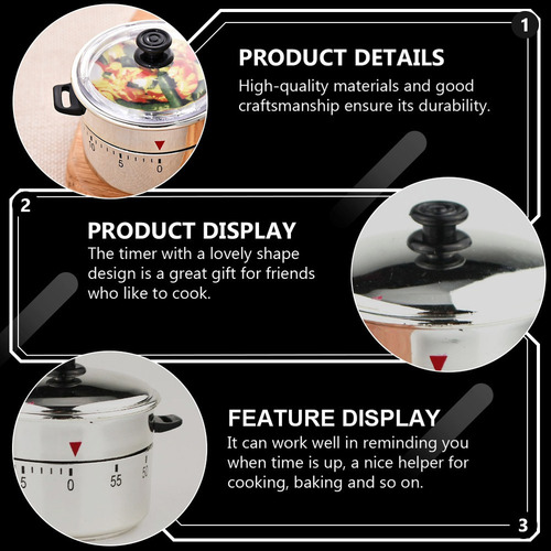 Temporizador En Forma De Olla A Presión Cocina Digital