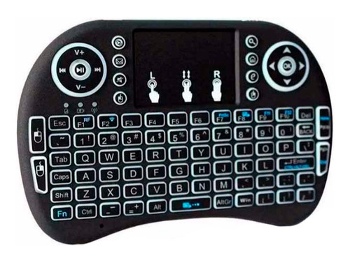 Mini Teclado Inalámbrico Airmouse Android Smart Tv Iluminado