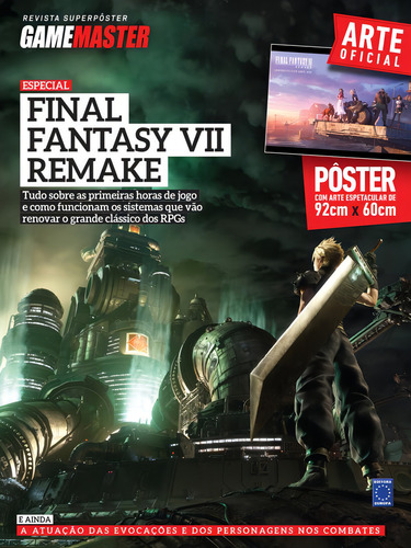 Revista Superpôster - Final Fantasy Vii Remake, De Editora Europa. Editorial Europa, Capa Mole,