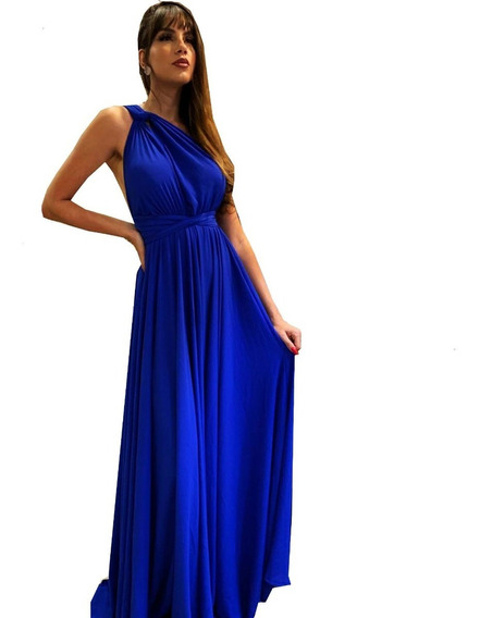 azul caneta vestido