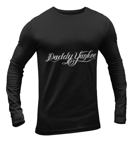 Polera Manga Larga Daddy Yankee Legenddady Reggaeton Firma