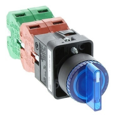 Selector De Automatización Directa, 22 Mm,azul