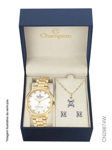 Relógio Champion Elegance Analógico Feminino Cn29874w