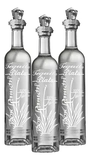 Pack 3 Tequila Bco.100% Don Ramon Punta Diamante Plata 750ml