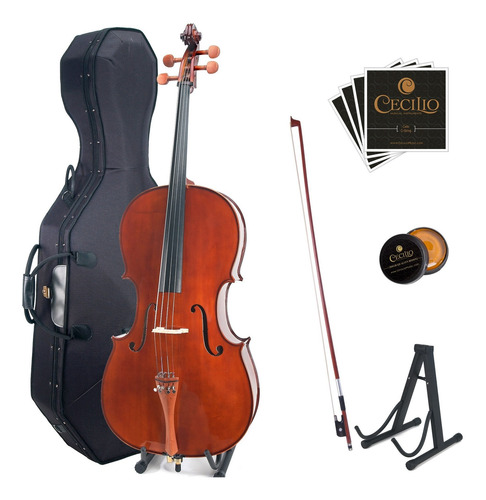 Cecilio Cco-300 - Violonchelo De Madera Maciza