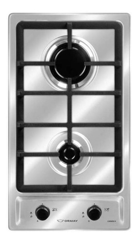 Anafe A Gas Ormay Top Gourmet Carmin Ix  Acero Inox. 220v