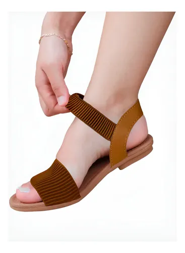 Sandália Feminina Rasteira Confortavel Ortopédica Anatomica FEMININA