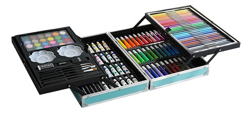 Kit De Dibujo Y Arte Niños 145 Piezas Maleta