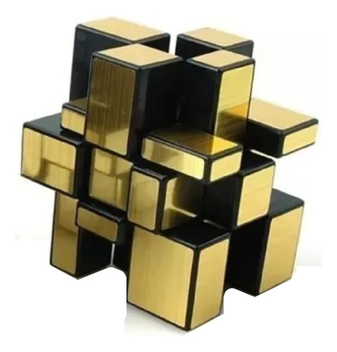 Imagen 2 de 5 de Cubo Magico Gold Mirror Espejado + 2 Mini Cubos