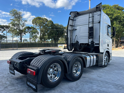 Scania R450 Teto Alto 6x2 Ano 2020/20 Branco R 450 Trucado