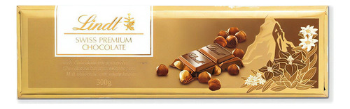 Chocolate Suizo Lindt Leche Con Avellanas Gold Hazelnut 300g