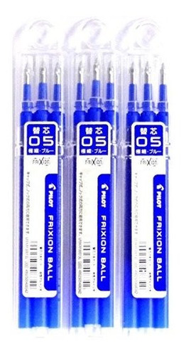 Pilot Frixion Bolígrafo De Tinta De Gel Recambio 05, Azul (l