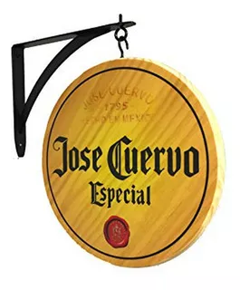Letrero De Madera Maciza De Tequila Jose Cuervo Especial - D