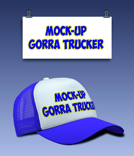 Mockup Gorra Trucker Editable Colores Cambiables Psd 2020.