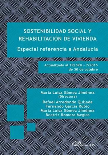 Libro: Sostenibilidad Social Y Rehabilitación De Vivienda. A