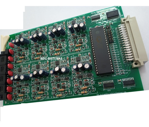 Placa 8 Ramais Balanceada Centrais Flex Hdl 72-152-312