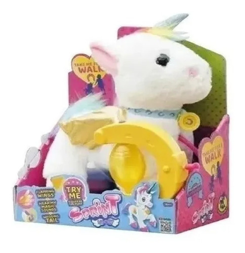  Peluche Unicornio Con Correa Camina Sprint Playking