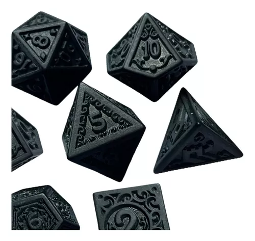 FOYTOKI 7 Peças Dados Luminosos Dragões Rpg Dados Multifacetado