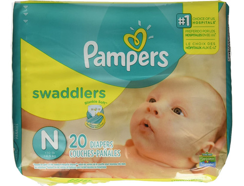 Pampers Swaddlers Recién Nacidos 120 Pañales (6 Paquetes De