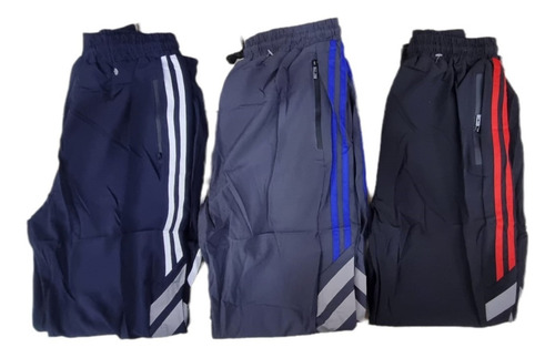 Pack 3 Pantalones Buzo Hombre Linea Secado Rápido Deportivo