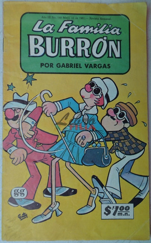 Cómic La Familia Burrón No. 140 (1981) Segunda Época Ed. Gyg