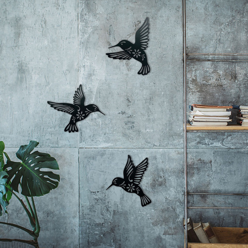 Colgante De Colibrí Hueco De Metal Para Decoración De Colibr