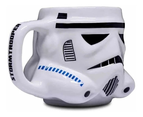 Imagem 2 de 6 de Caneca Geek Formato 3d Disney Star Wars Stormtrooper 500ml