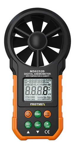 Protmex 6252b Medidor De Velocidad De Viento Para Medir La T