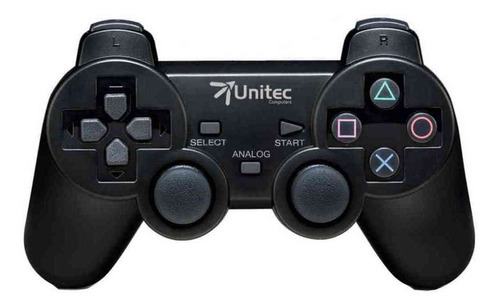Control joystick inalámbrico Unitec Control inalámbrico PC/PS3 negro