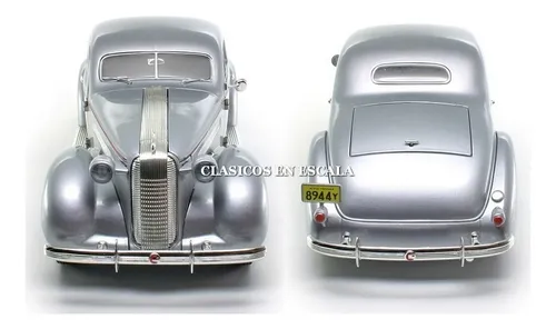 Pontiac Deluxe 6 1936 Plateado - Signature Models 1/18