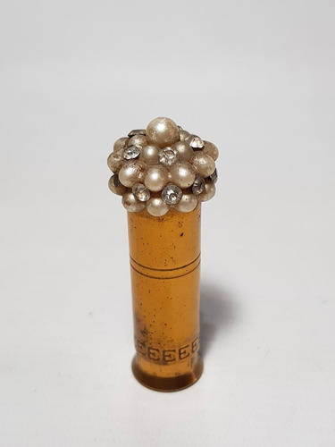 Imagen 1 de 5 de Antiguo Lápiz Labial Art Deco Perlas E Arden 1930 Mag 58504