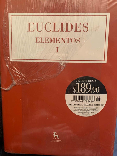 Elementos Vol 1 Y 2 / Euclides. Biblioteca Clásica Gredos