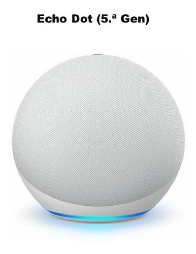 Imagen 2 de 6 de Parlante Inteligente Amazon Echo Dot 5ta Alexa Nuevo Blanco