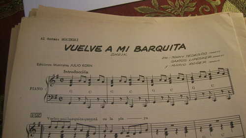 2 Partituras Piano Vuelve A Mi Barquita-mokiniki Lalo Frans3
