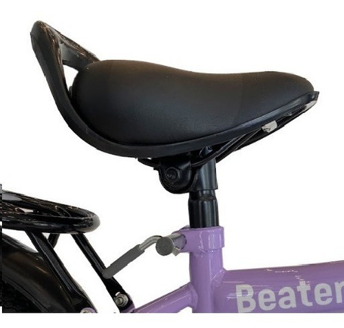 Imagen 3 de 9 de Bicicleta Infantil Niña Rodado 14 Randers Violeta Mundo Gym