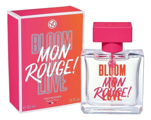 Yves Rocher Perfume Mujer Mon Rouge Bloom Volumen 50 Ml